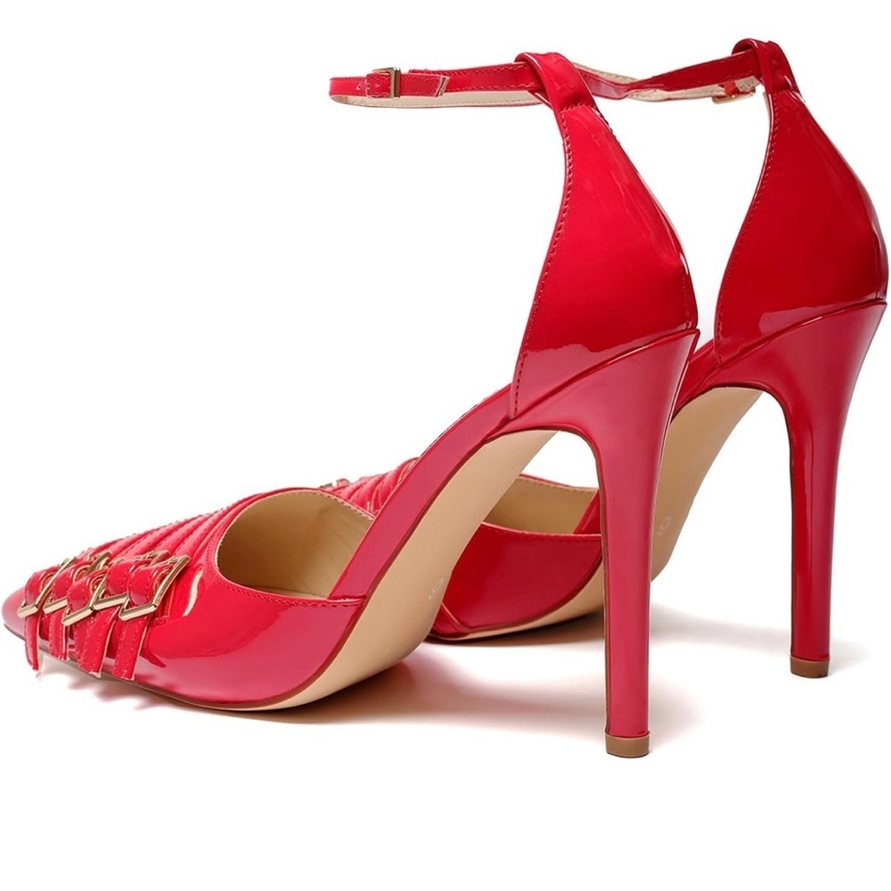 Red Stiletto Heels - Picture 4 of 5